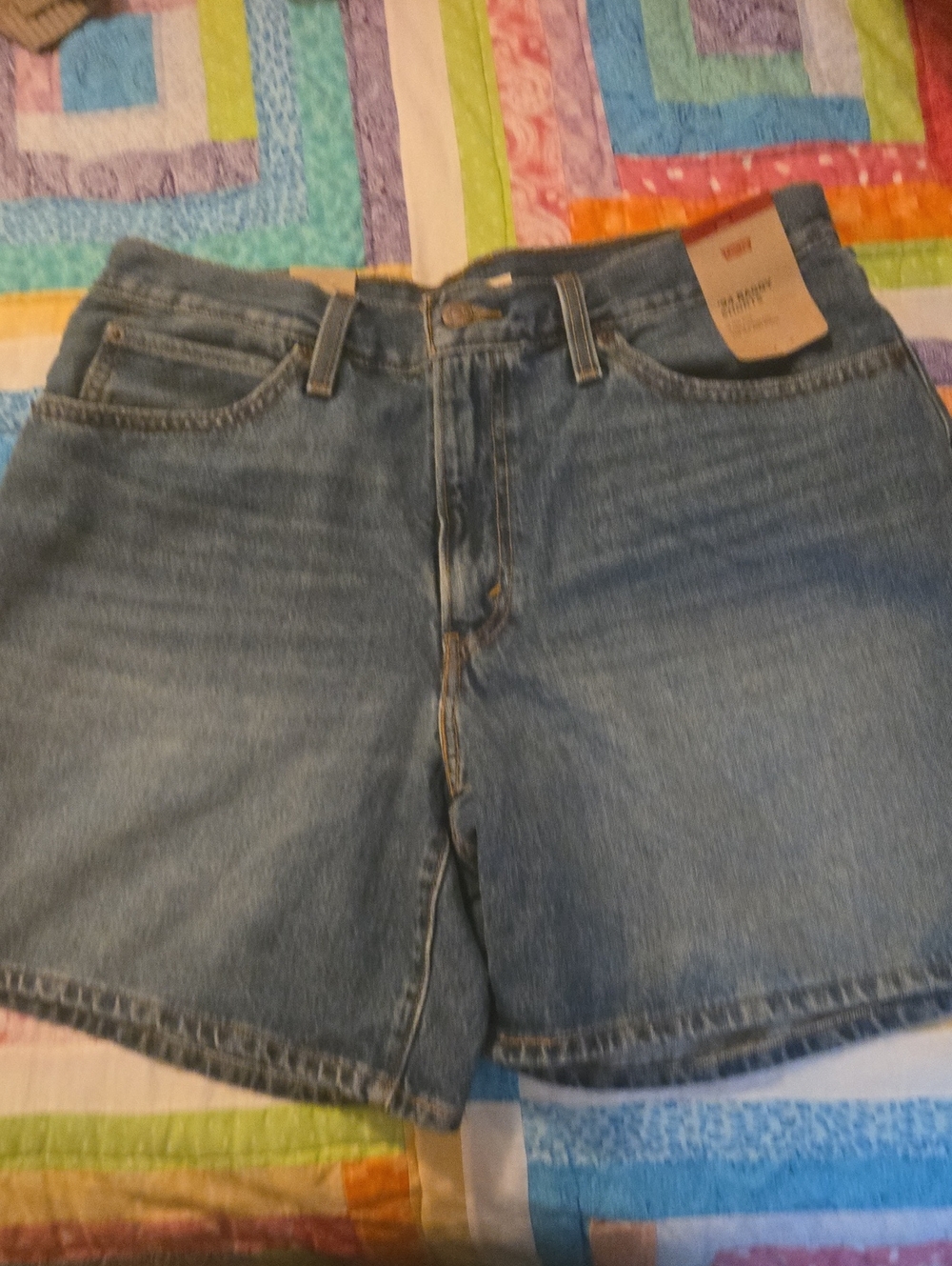 Levi's '94 Baggy Shorts Medium Blue. Size 31. New!!